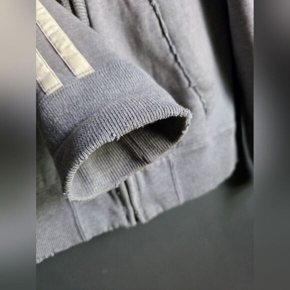 Vintage Abercrombie & Fitch Zip-Up Hoodie Fleece Lined Mens Sz M STREETWEAR GRAY - Picture 6 of 11